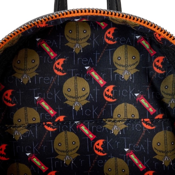 Loungefly Trick \'R\' Treat Flaming Head Sam Mini Backpack main image 2